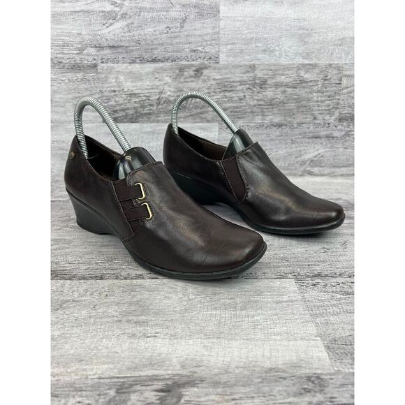 LifeStride Womens Wedge Heel Slip-On Loafers Size 9 - Picture 1 of 8